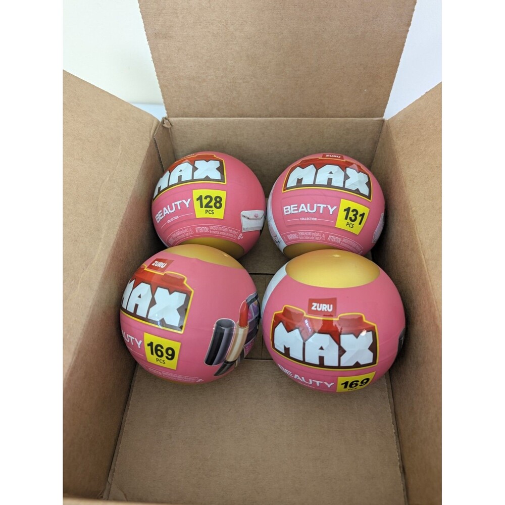 LOT OF 4 !! Zuru MAX Build More Premium Capsules - Beauty